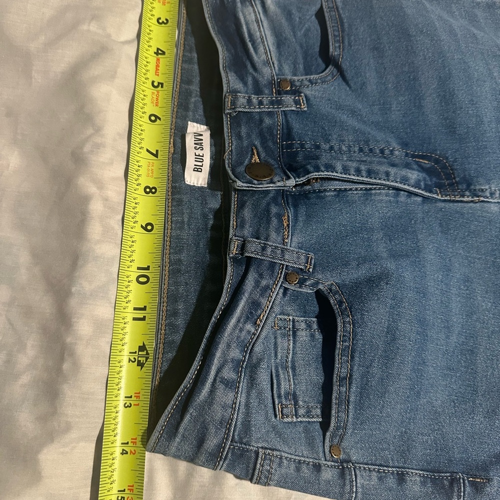 Blue savvy Classic Blue Flare Jeans for Women - Picture 9 of 9